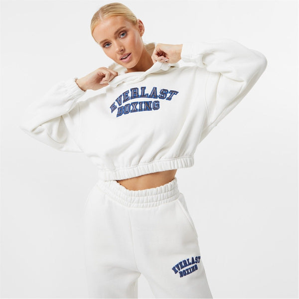 Everlast Women's Boxing Cropped Hoodie Green
