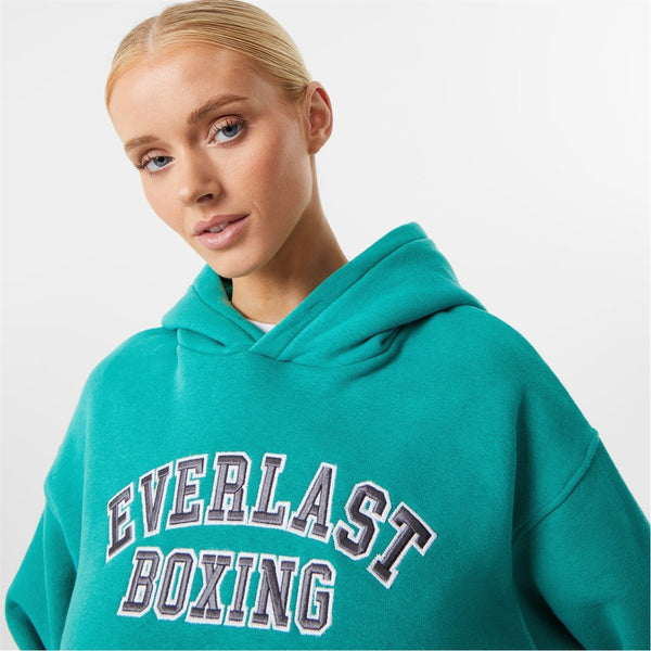 everlast Women's Boxing Cropped Hoodie Green