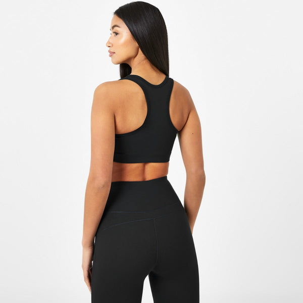 Everlast Women's Med Support High Neck Bra Black