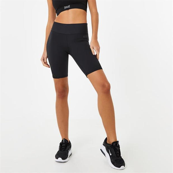everlast Women's Mesh Panel Cycling Shorts Black
