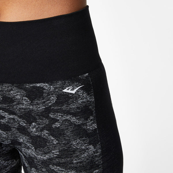 Everlast Women's Seamless Camo Leggings Dark Olive