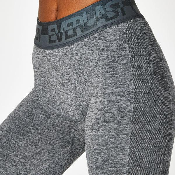 Everlast Women's Seamless Taped Leggings Charcoal