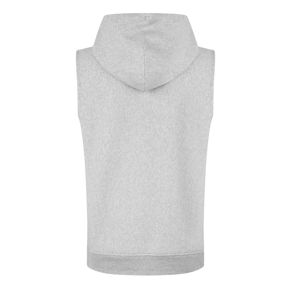 Everlast Mens Logo Lock Up Sleeveless Hoodie GRYMARL