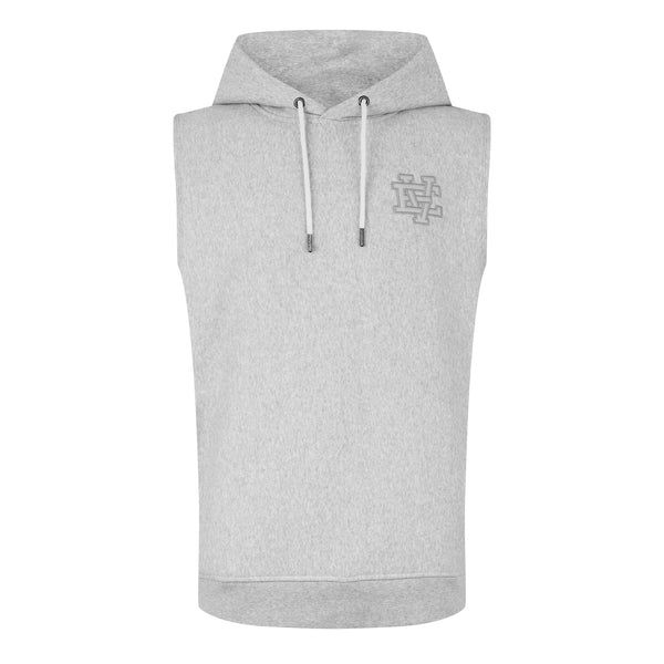 everlast Mens Logo Lock Up Sleeveless Hoodie GRYMARL