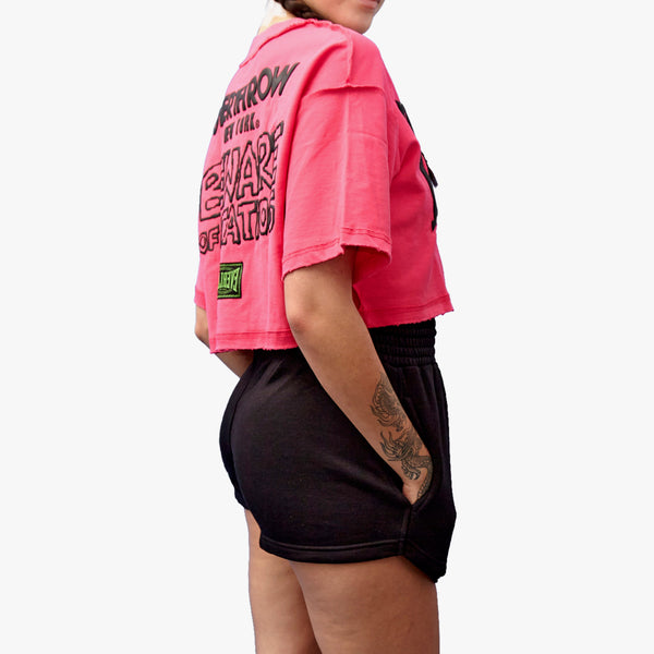 Everlast Overthrow X Everlast X Punk Fleece Shorts Green