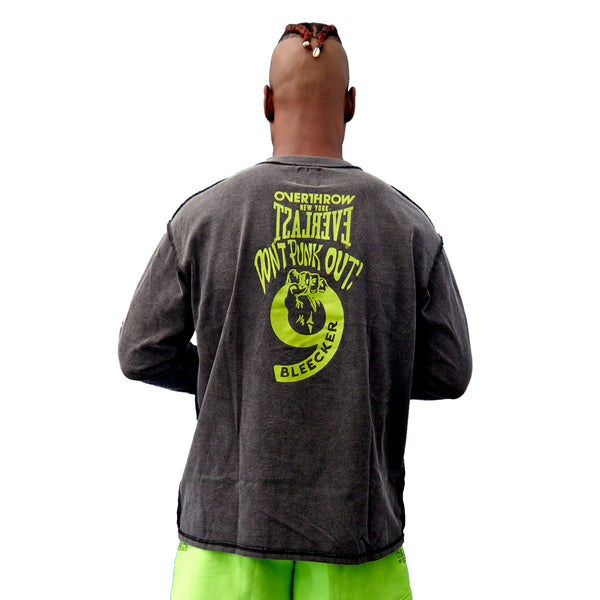 Everlast Overthrow X Everlast X Punk Long Sleeve T-Shirt Green