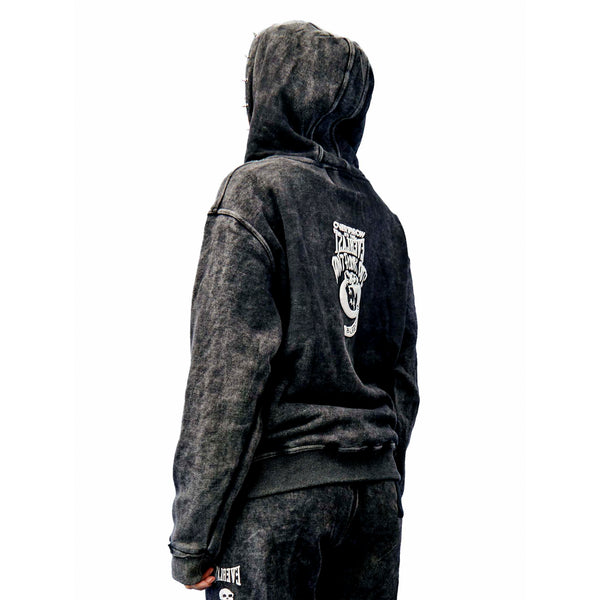 Everlast Overthrow X Everlast X Punk Oversize Hoodie Black