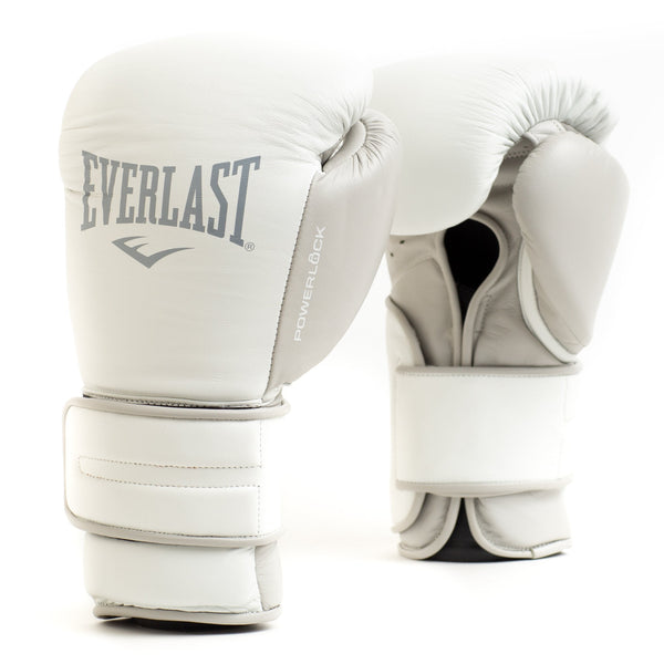 everlast Powerlock 2 Hook & Loop Pro Training Gloves White
