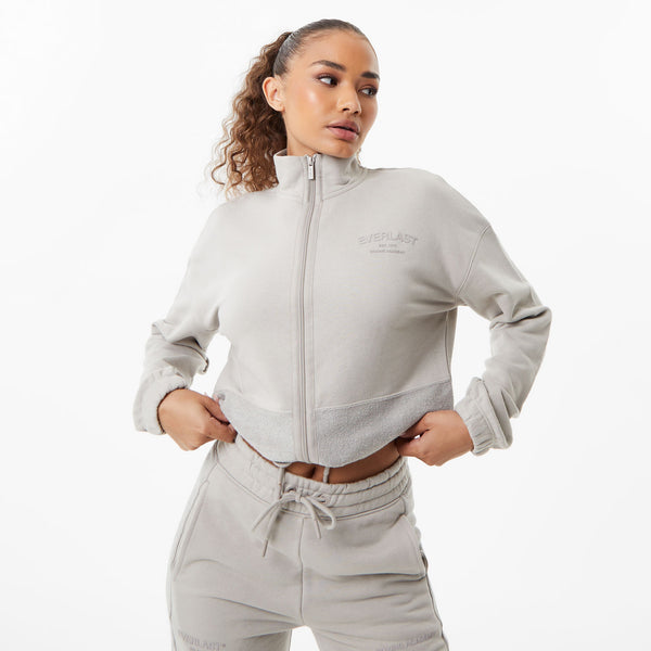 everlast Women's Boxing Academy Zip Up Sweater Opal Gray