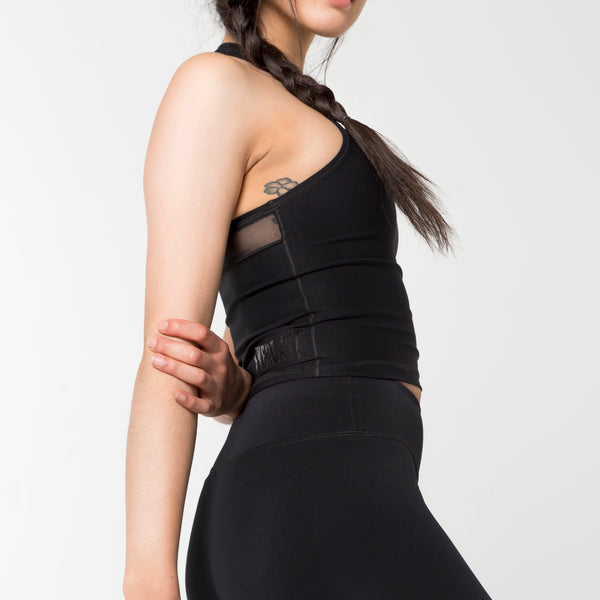 Everlast Women's Compression Middie Sports Bra Black