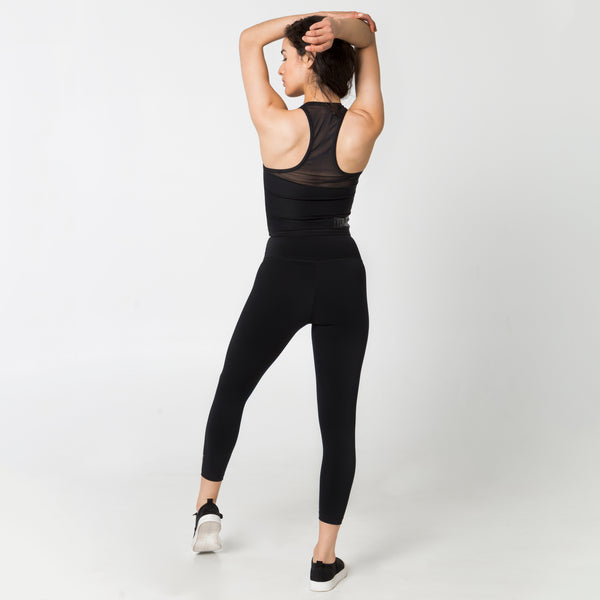 Everlast Women's Compression Middie Sports Bra Black