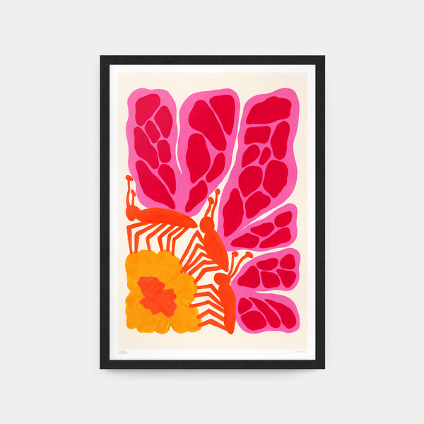 evermade Butterflies of the Amazon Art Print by Liv Lee