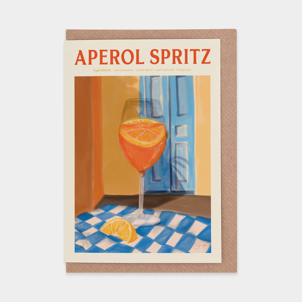 evermade Aperol Spritz Greetings Card