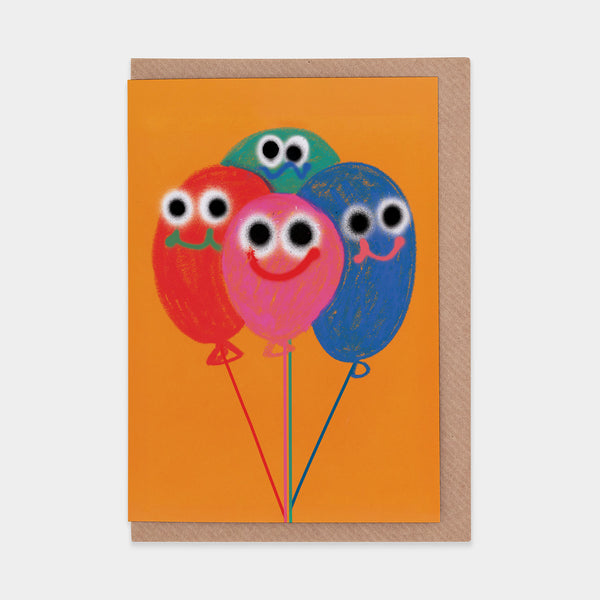 evermade Balloons Greetings Card By Jon Burgerman