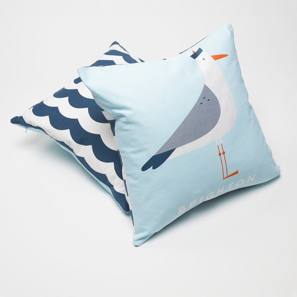 Evermade Brighton Seagull Cushion