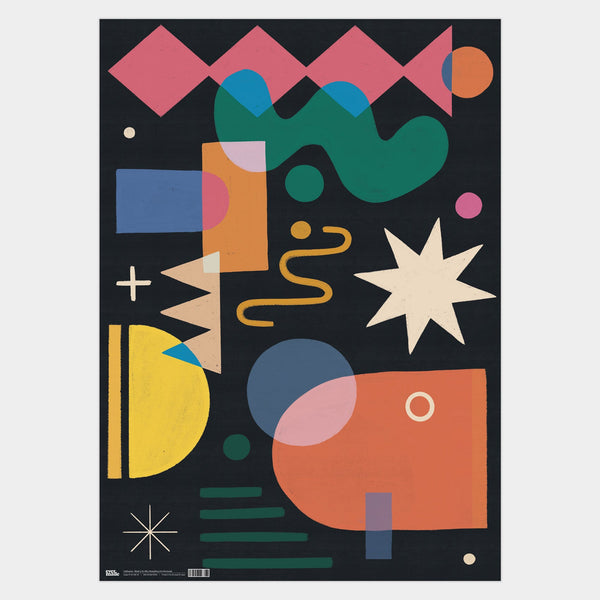 evermade Celebration - Black 2 Gift Wrap