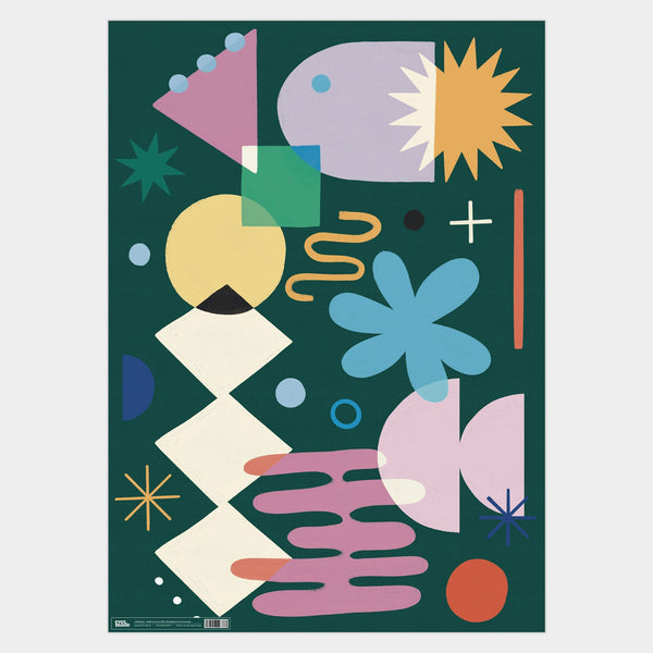 evermade Celebration - Bottle Green Gift Wrap