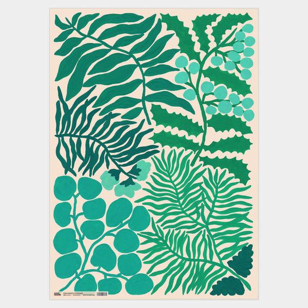 evermade Christmas Greenery Gift Wrap