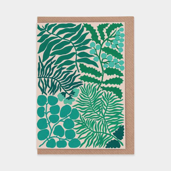 evermade Christmas Greenery Greetings Card