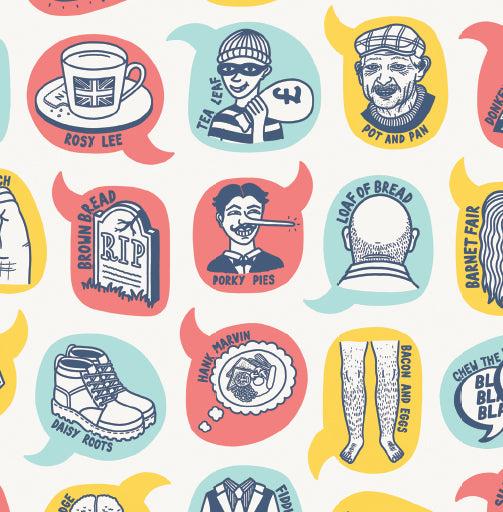 Evermade Cockney Rhyming Slang Gift Wrap