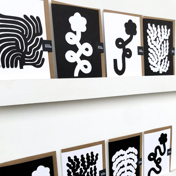 Evermade Coral #009 White Greetings Card