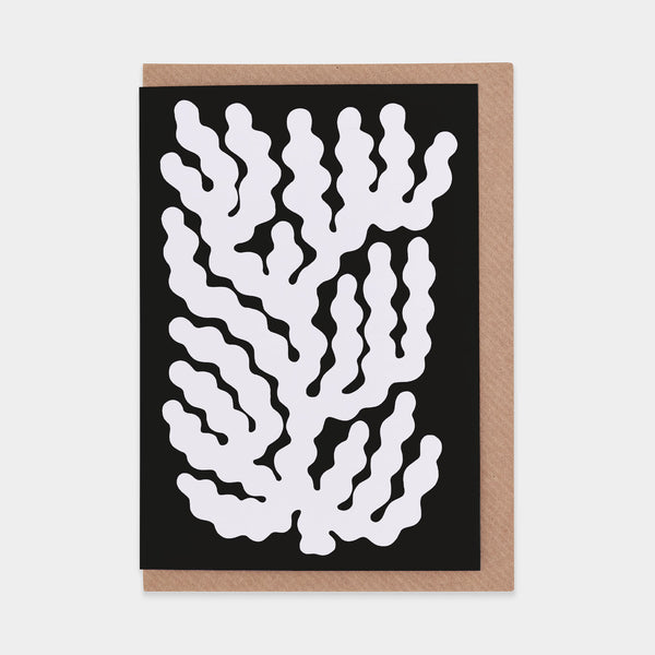 evermade Coral #009 White Greetings Card
