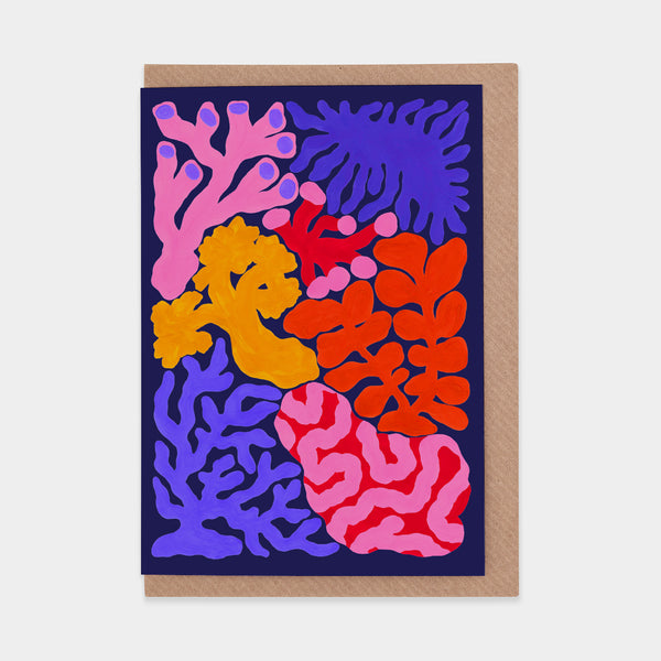 evermade Coral Greetings Card