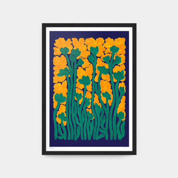 evermade Cornflowers Art Print by Liv Lee
