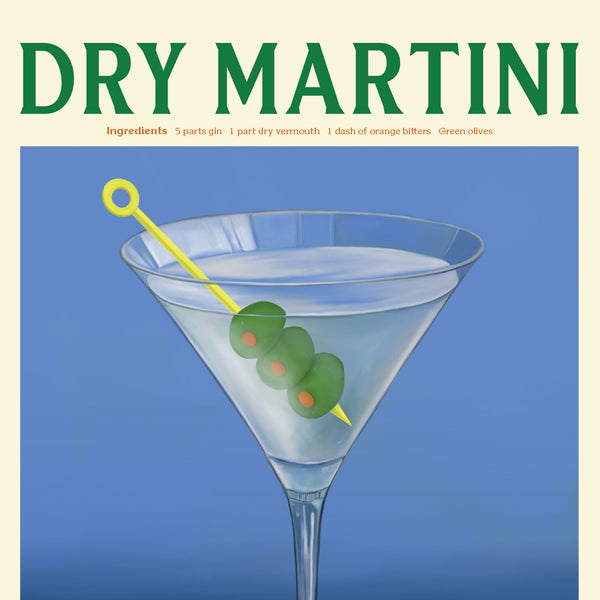 Evermade Dry Martini Greetings Card