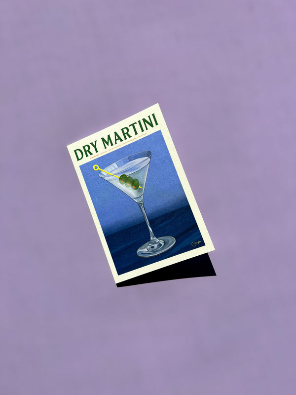 Evermade Dry Martini Greetings Card