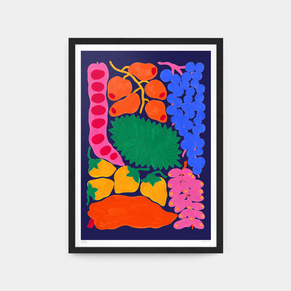 evermade Fruits of the Amazon Art Print by Liv Lee