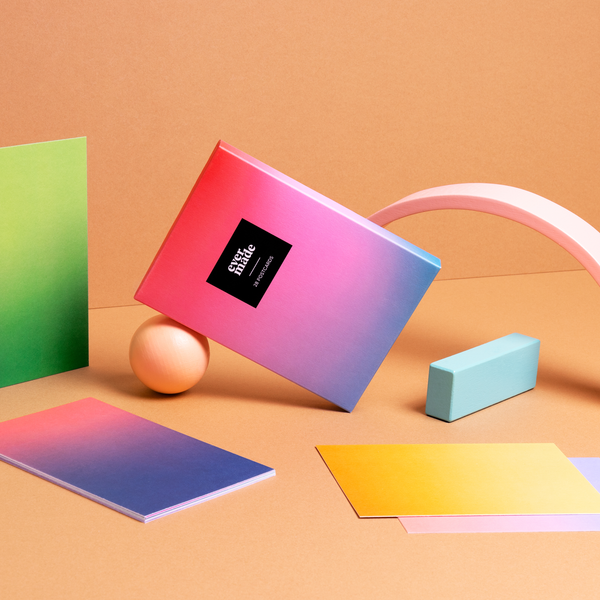 Evermade Gradient Postcard Set