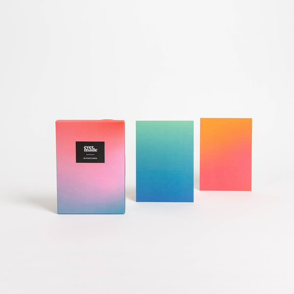 Evermade Gradient Postcard Set