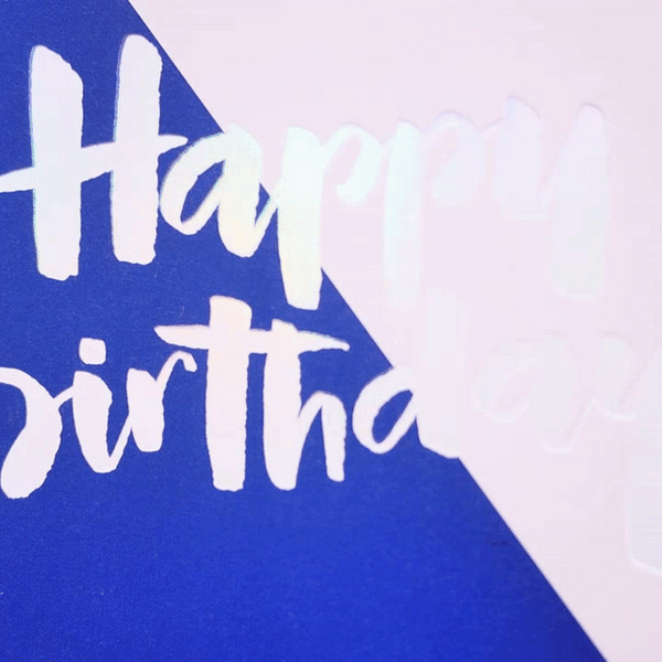 Evermade Happy Birthday (Nude / Blue)