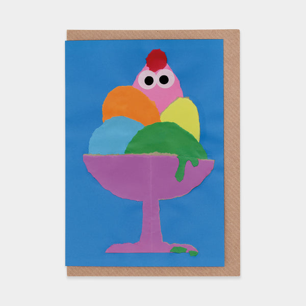 evermade Hotdog in the Sundae Greetings Card