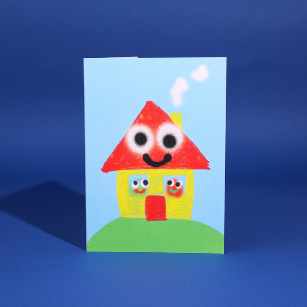 Evermade House Greetings Card By Jon Burgerman