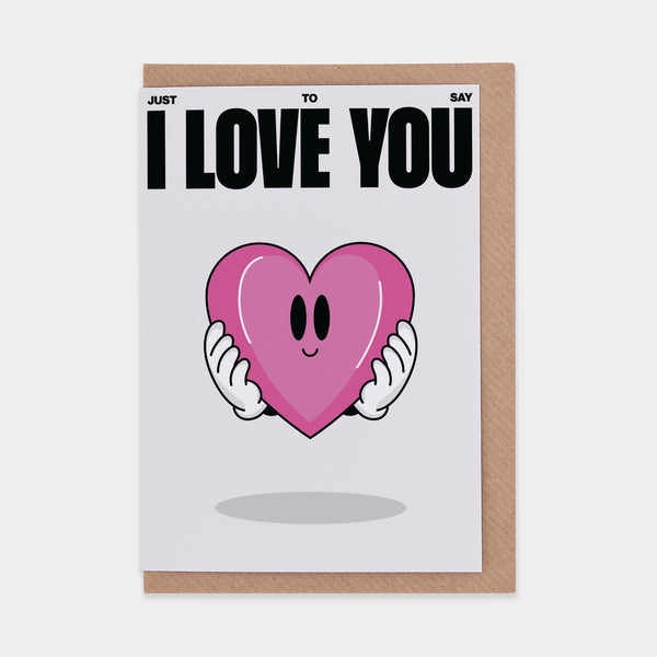 evermade I Love You Greetings Card