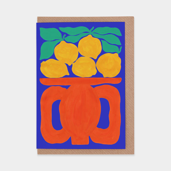 evermade Lemon Bowl Greetings Card