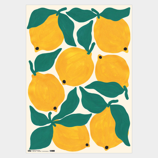 evermade Lemons Gift Wrap