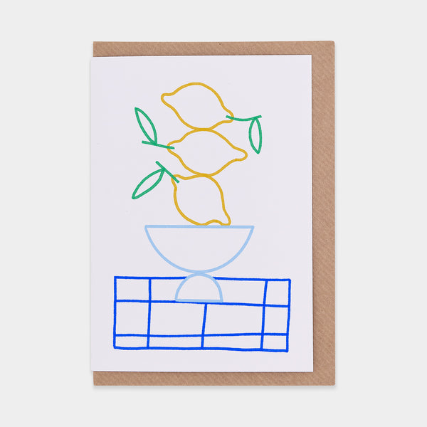 evermade Lemons Greetings Card