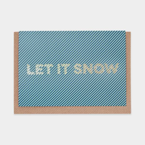 evermade Let it Snow Christmas Card