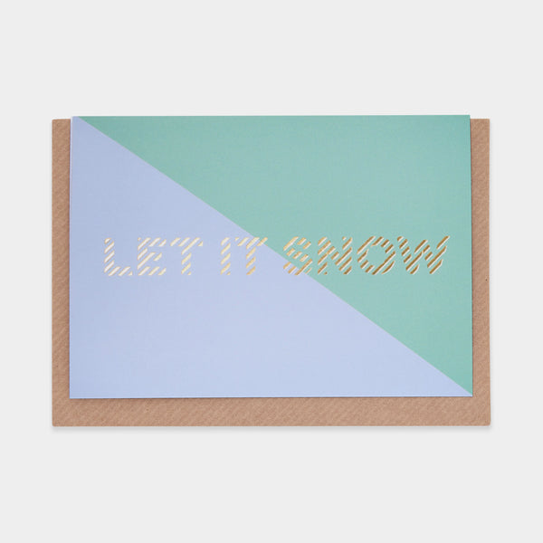 evermade Let it Snow Christmas Card