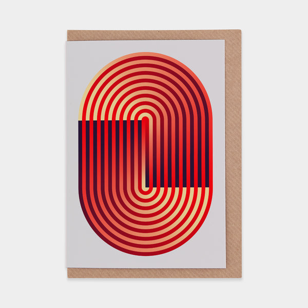 evermade Marathon - Red Greetings Card