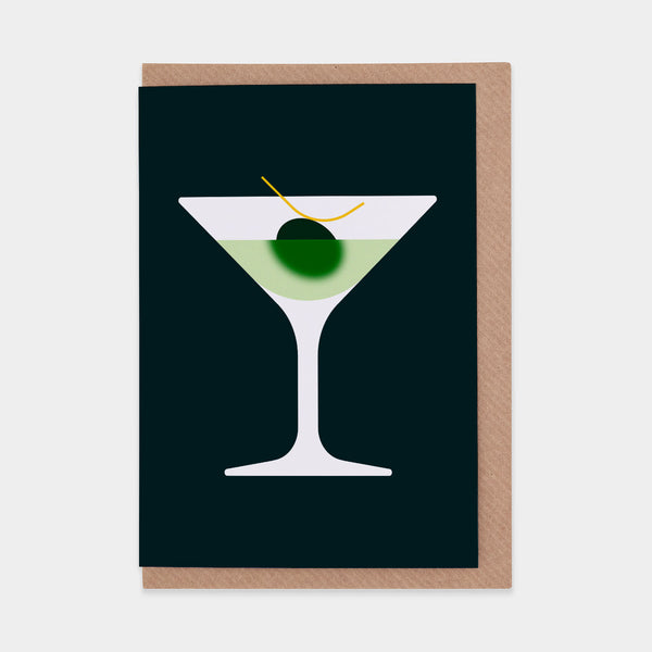 evermade Martini Greetings Card by Giacomo Bagnara
