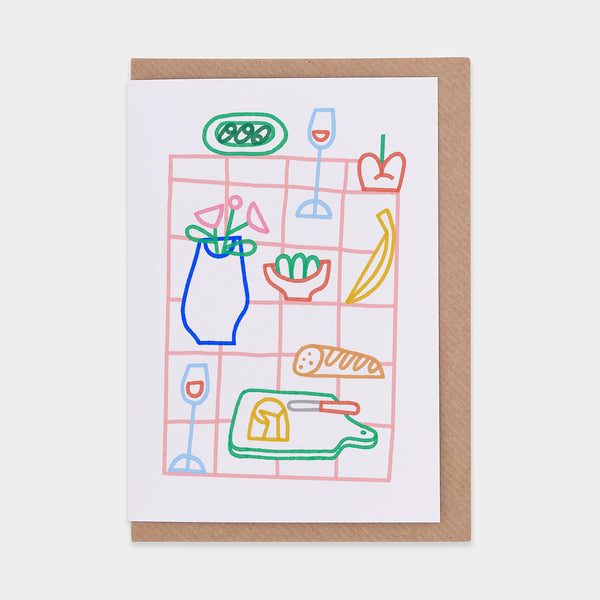 evermade Picnic in the Sun Greetings Card