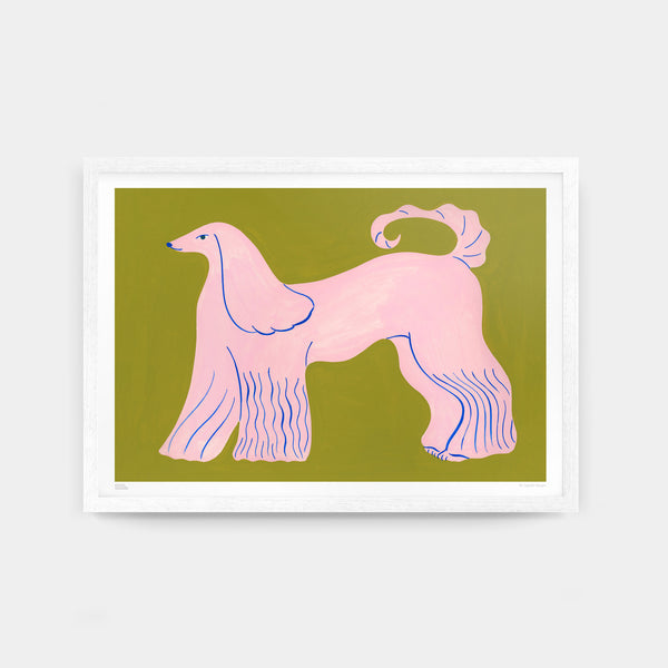Evermade Pink Afghan Hound