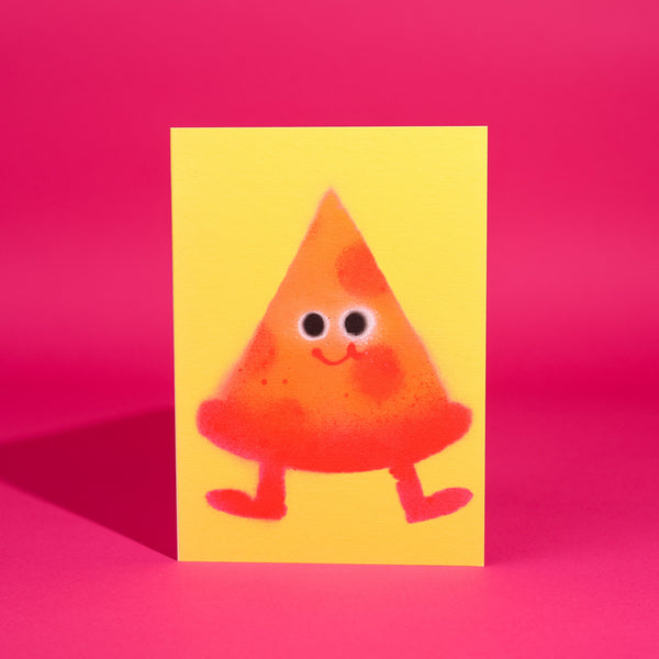 Evermade Pizza Greetings Card By Jon Burgerman