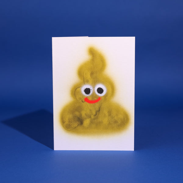 Evermade Poop Greetings Card By Jon Burgerman