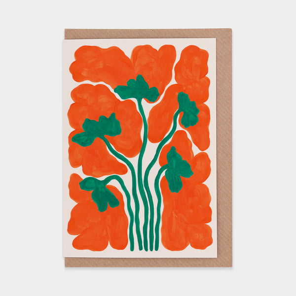 evermade Poppies Greetings Card