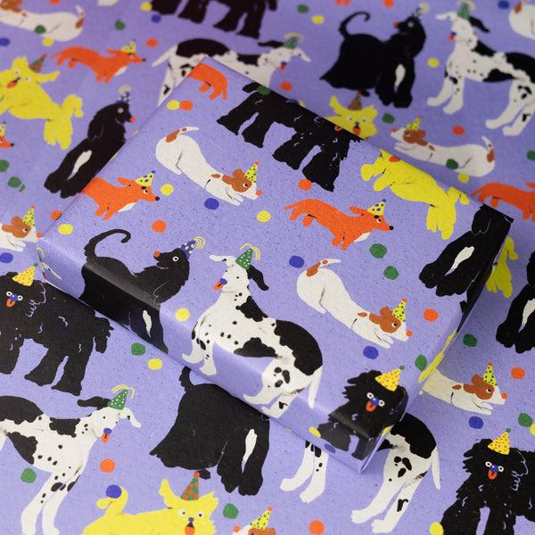 Evermade Puppy Party Gift Wrap By Zsófia Győrfi